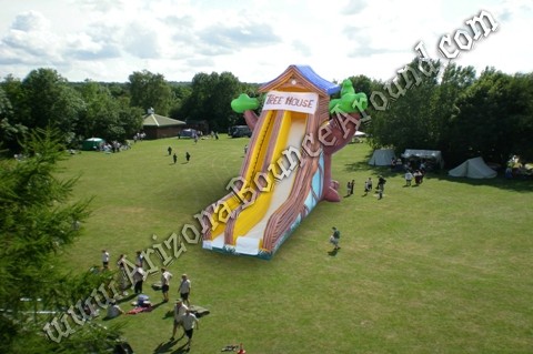 Inflatable tree house slide rental Gilbert Arizona